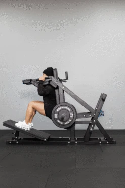 Body Iron Front Squat & Hack Squat Machine Commercial V2 -HARBINGER Shop GIF BodyIronFrontSquat HackSquatMachine