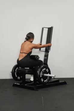 Body Iron Commercial Standing Hip Thrust Machine -HARBINGER Shop GIF StandingHipThrustMachine