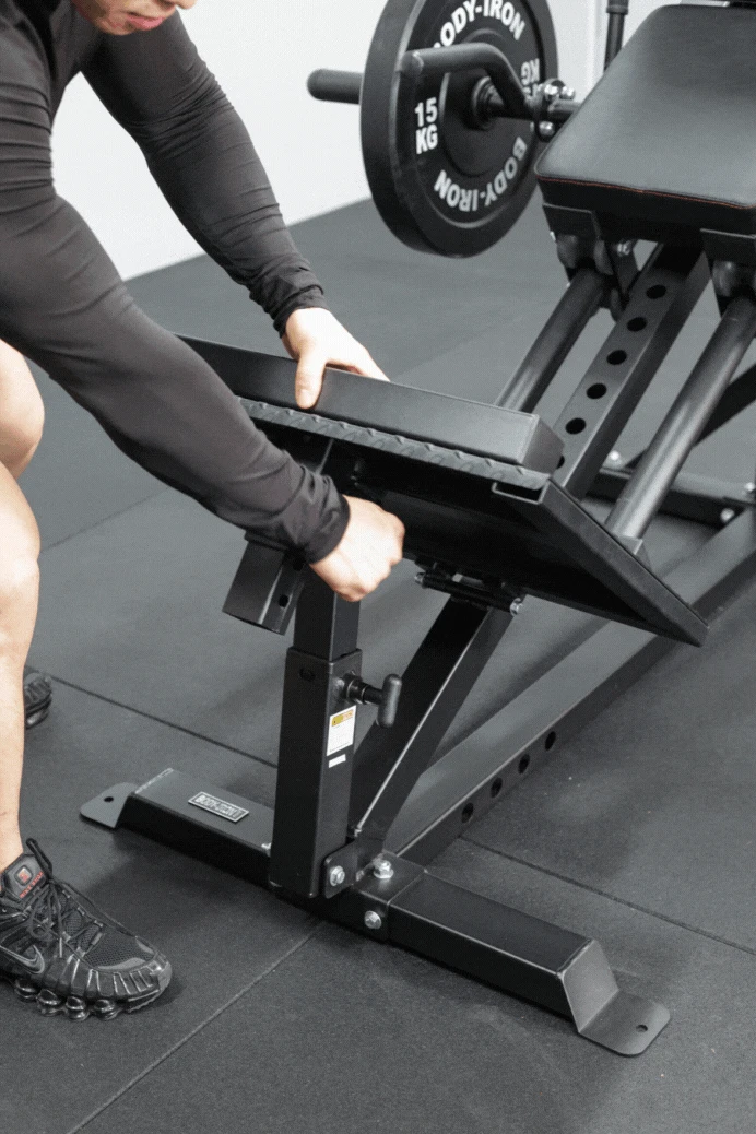 Body Iron Compact Leg Press & Calf Raise Machine 15 Body Iron Compact Leg Press & Calf Raise Machine - Image 13