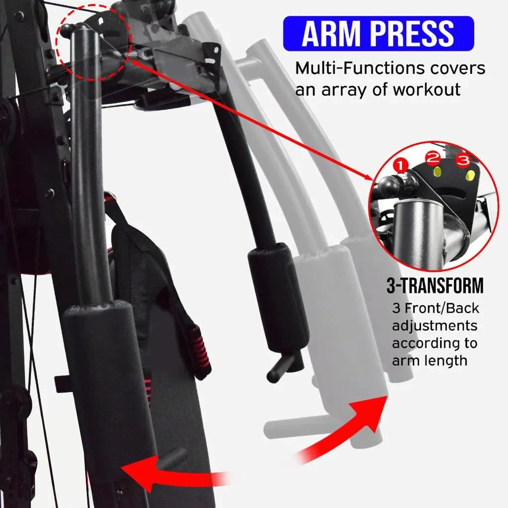 Body Iron BHG9000 Ultimate 5-Station Multi Home Gym Trainer 9 Body Iron BHG9000 Ultimate 5-Station Multi Home Gym Trainer - Image 7