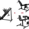 Body Iron Leg Press & Hack Squat & Leg Extension & Curl Combo -HARBINGER Shop LegSet