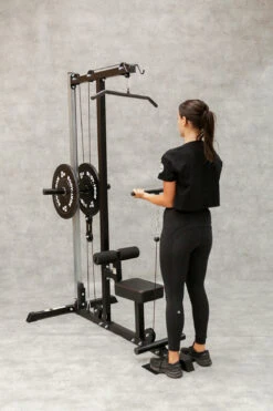 Body Iron PR100 Lat Pull Down / Low Row Machine -HARBINGER Shop PR100LatPUllDown BicepCurl