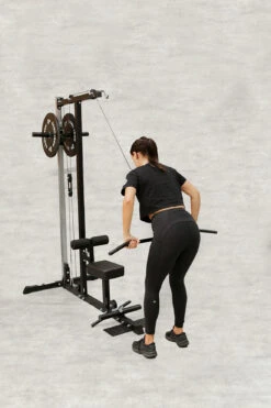 Body Iron PR100 Lat Pull Down / Low Row Machine -HARBINGER Shop PR100LatPullDown CableBackRow