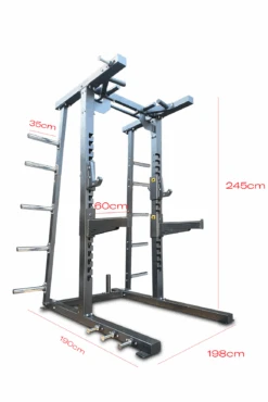 Body Iron Ultimate Commercial Half Rack HR9000 -HARBINGER Shop UltimateCommercialHalfRackHR9000 2