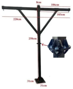 Body Iron Commercial Boxing Frame -HARBINGER Shop djaj
